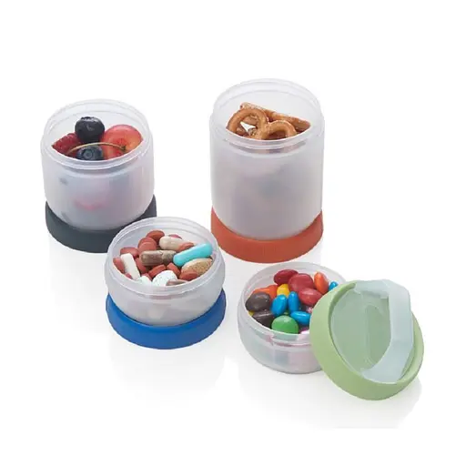Набір контейнерів Humangear Stax Storage Container Set Large Spectrum (1054-022.0112) - фото 2