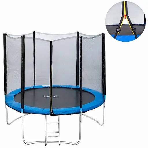 Батут MS 0497 "Весёлый прыжок" — крепкий, безопасный, для всей семьи