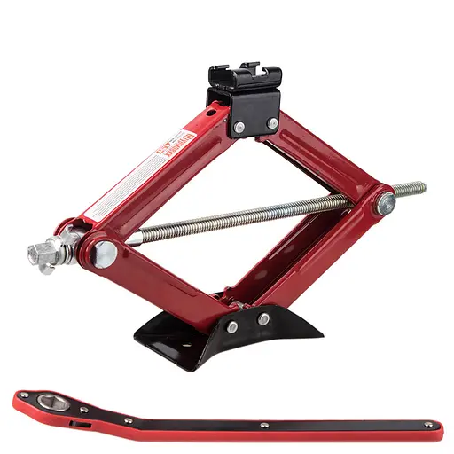 Домкрат гвинтовий Штурмовик ромбовидний з тріскачкою 1.5 т 390 мм 2.7 кг (BBC-1500T) - фото 1