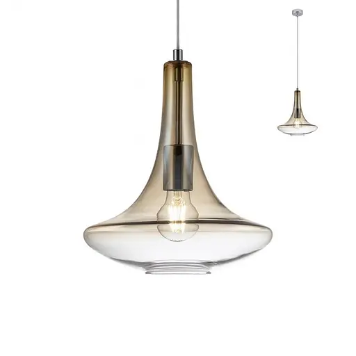 Подвесной светильник Redo DECANTER SU 1X42W E27 D265 CHAMPAGNE SHADOW (5.1.1) 01-1622 - фото 1