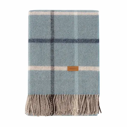 Плед Ardesto Leonardo Alpina 100% вовна блакитний 140 x 200 см (ART0704LM) - фото 3