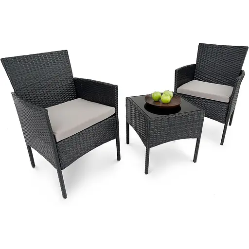 Садові меблі Di Volio Siena чорна - фото 2