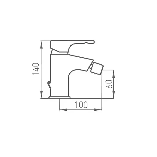 Змішувач для біде GRB Tender 915900 Хром - фото 2