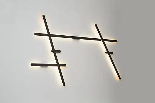 Настенный светильник Skarlat RWLB173 20W BK 4000K - фото 2