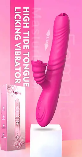 Вібратор-кролик B - Series Lyla Angelia, 23 см (рожевий) - фото 6