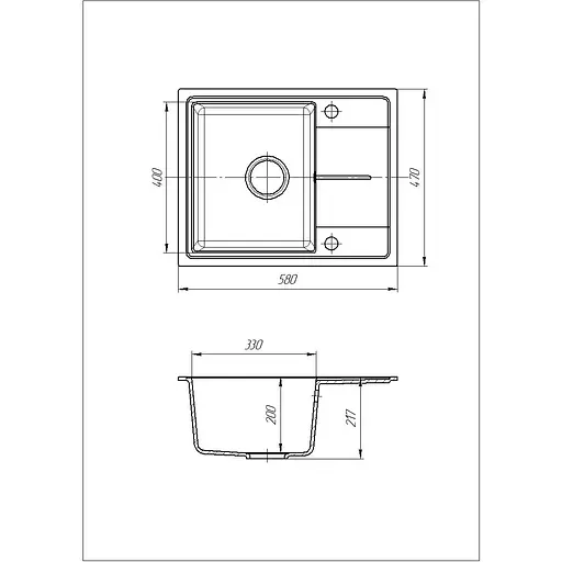 Кухонная мойка Romzha Cerand Teracota (701) - фото 6