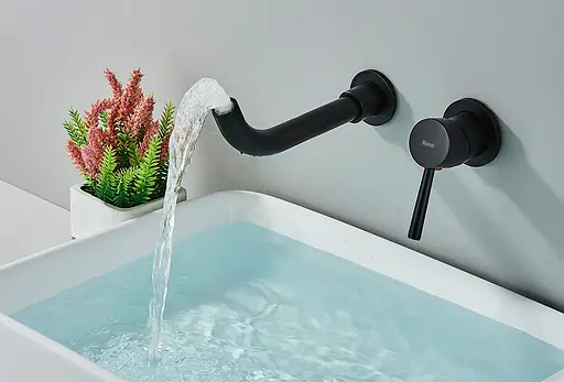 Змішувач для умивальника Rea Lungo Long+Box прихованого монтажу black matt REA-B0371 Чорний матовий - фото 8