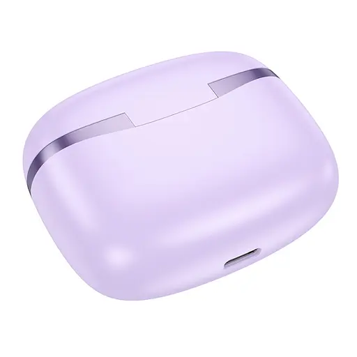 Беспроводные TWS наушники Hoco EQ10, вакуумные, BT5.3, 40mAh, 300mAh, 7h, purple - фото 5