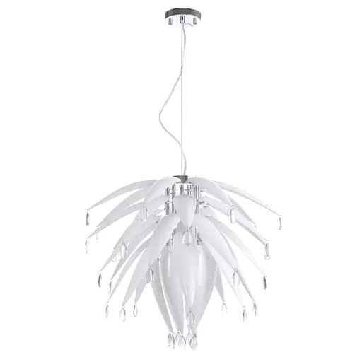 Люстра подвесная Brille с подсветкой LED E27 60W WH (BL-123S/3)