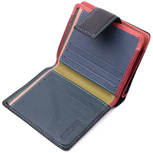 Вертикальный небольшой женский кошелек из натуральной кожи ST Leather 9.5х11.5х2.5 см acs0032278 - фото 6