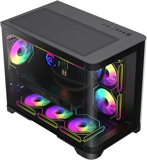 Корпус GameMax HYPE-M Black (HYPE-M Black) Без БП - фото 2