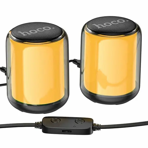 Портативна Bluetooth колонка з підсвічуванням RGB Hoco BS56 Colorful BT Wired 2 в 1 Computer Speaker - фото 3