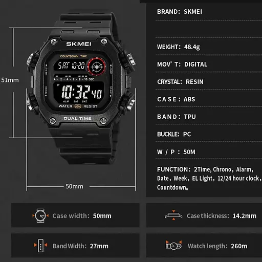 Годинник Skmei Faust - фото 6