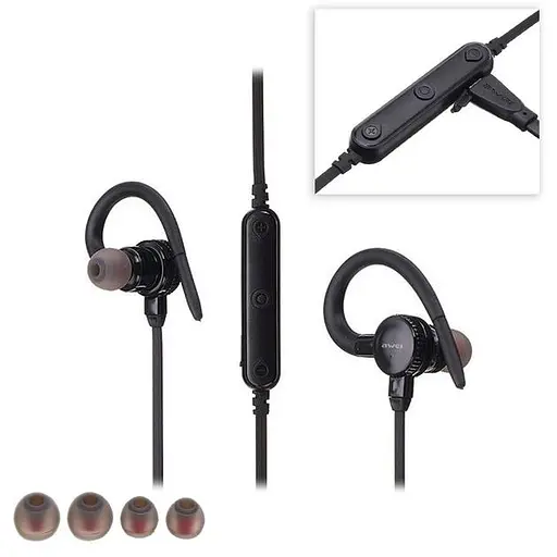 Бездротові навушники Awei Bluetooth B925BL, BT4.2, 55mAh, 4-6h, black - фото 9