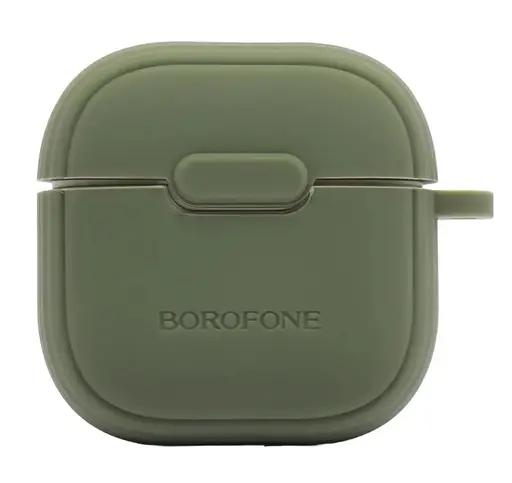 Наушники беспроводные TWS в кейсе Borofone BW29 Charm Зеленые - фото 4