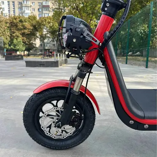 Электросамокат с сиденьем 14" Giant U12 Max (800W, 48V, 15Ah) с кофром-багажником Красный - фото 4