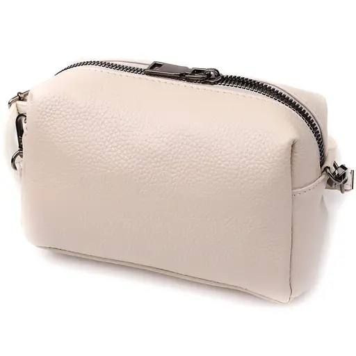 Компактная женская сумка Vintage с декором из натуральной кожи 17х11х8 см sum0027589 - фото 2