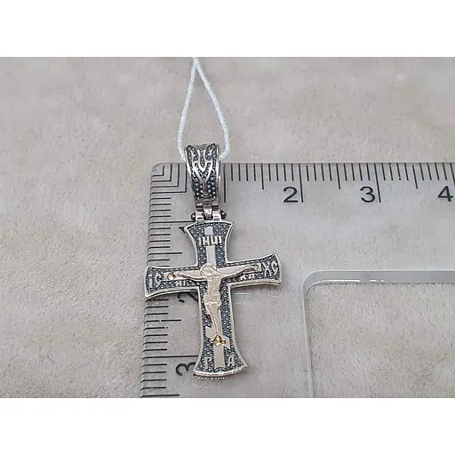 Золотий хрестик Tango Розп'яття Христа. 250090 - фото 4