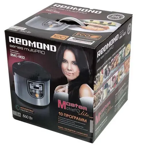 Мультиварка Redmond RMC-M22 Black - фото 3