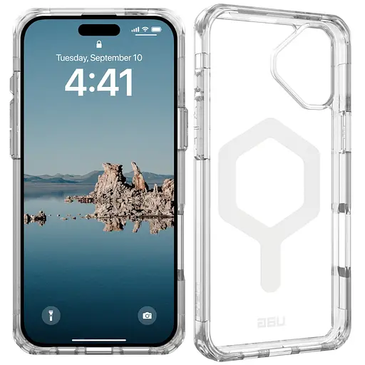 Оригинальный противоударный чехол UAG Plyo MagSafe для iPhone 16 Plus Прозрачный 114479114341 - фото 14