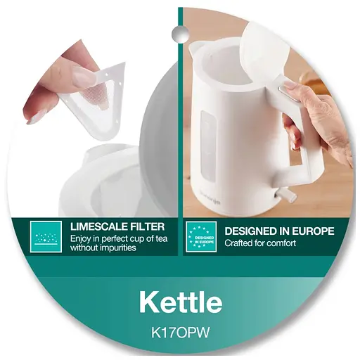 Електрочайник Gorenje K17OPW - фото 6