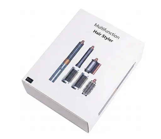 Фен-стайлер с 6 насадками Smart X Airwrap Complete Long X9G фен-щетка плойка фен 3 скорости 3 режима 1300 Вт Серый - фото 8