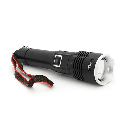 Ліхтарик BP-C16 P50, Zoom, 1 режим, корпус метал, акум 18650, індикація заряду, USB кабель, BOX