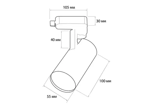 Трековий Світильник MJ-Light H242A GU10 WH - фото 2