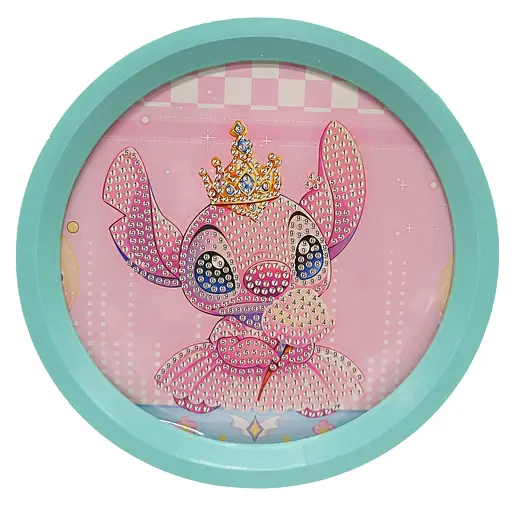 Детский набор алмазная мозаика "Стич" YK-6532-15(Turquoise)