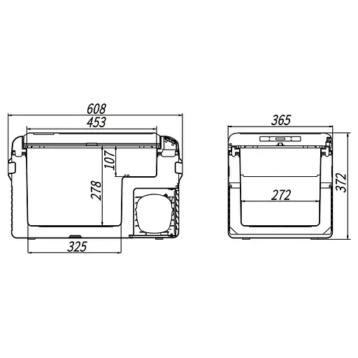 Компрессорный автохолодильник Alpicool CL30 (29 литров) - фото 7