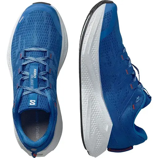 Кросівки Salomon outdoor AERO GLIDE 3 8.5 French Blue/White/Cherry Tomato - фото 3