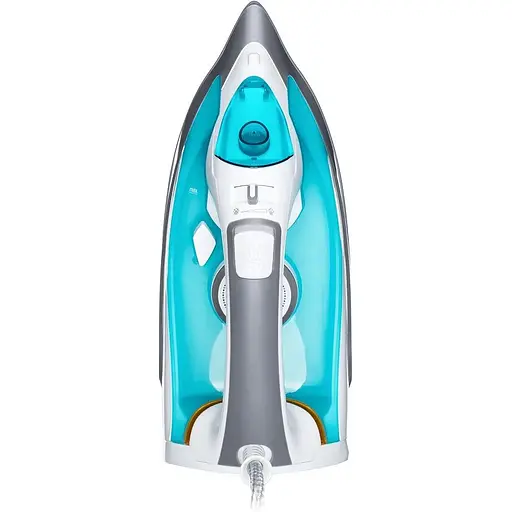 Утюг Ardesto IR-C2228-TQ, White/Blue, 2200W, керамика, паровой удар, постоянная пара 35г/мин, резервур 280мл, вертикальное отпаривание, защита от кальцинации, антикапля, плавная регулировка мощности пара, автоматическое отключение - фото 4