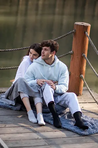 Носки бамбук однотонные классические высокие бесшовные качественные ORGANIC bamboo черные JILL ANTONY 42-43 - фото 4