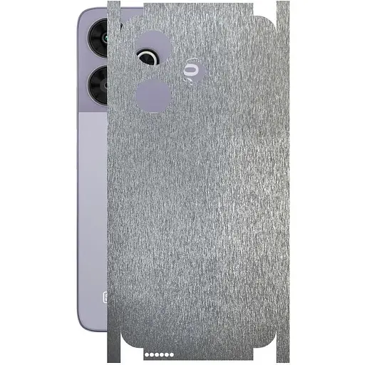 Захисна плівка StatusSKIN для Xiaomi Poco M6 Plus Корпус Вініл Метал срібло