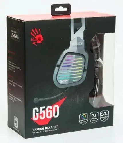 Навушники G560 Gun Grey ігрові Bloody teh0020096 - фото 6