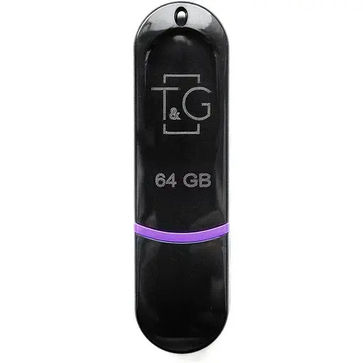 Флеш накопитель USB 64Gb T&G Classic TG012 черный USB 2.0 (TG012-64GBBK) - фото 1