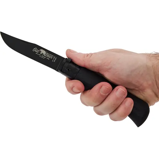 Нож Old Bear Total Black L - фото 5