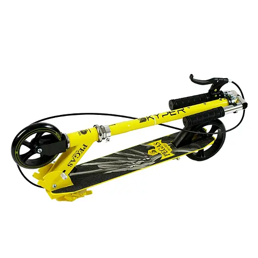 Самокат Skyper Pegas 68-89х54.5 см Жовто-чорний 000283563 - фото 7