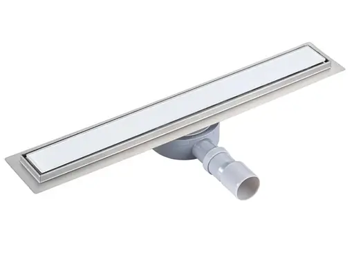 Линейный трап Qtap Scorpio Tile800 из нержавеющей стали, под плитку (поворотный сифон/сухой затвор) QTSCOTILE800 - фото 1