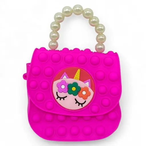 Сумочка Pop It, 1 відділення, 19 см, магнітна застібка, ланцюжок, C69405 - фото 2