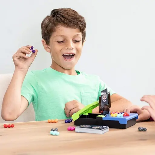 Настольная игра головоломка "IQ game toys" IQ-5 игровое поле, шарики, 40 карточек - фото 2