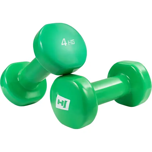 Гантели для фитнеса Hop-Sport виниловые круглые HS-V040DC 2х4кг