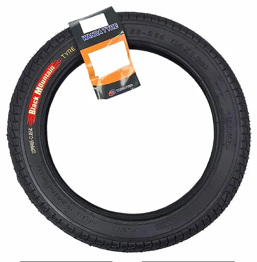 Покришка для дитячого велосипеда Wanda P1023-20 Black Mountain напівслік 14х1.95 (53-254) корд 30 TPI (G0000859) - фото 2