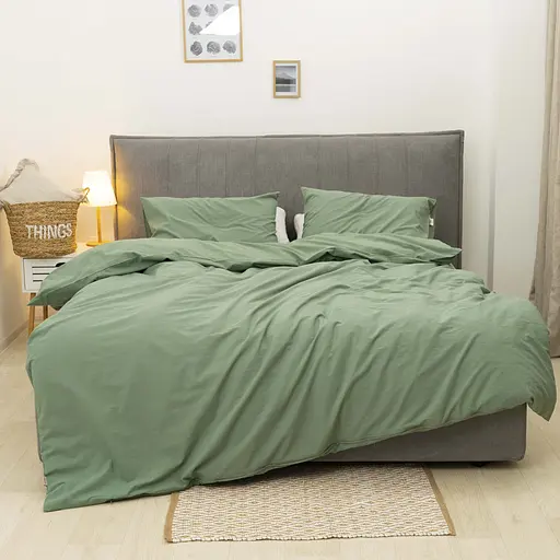 Комплект постільної білизни Viluta півтораспальний WASH гладь 34-pl_Wash