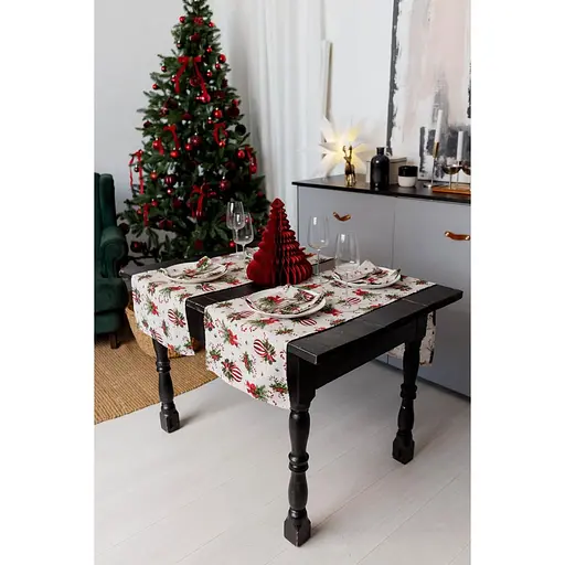 Дорожка на стол Прованс Stripe Balls 40 x 136 см (42158) - фото 4