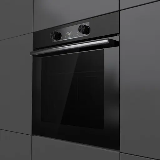 Духова шафа Gorenje електрична, 77л, A, дисплей, IconLed, піроліз, чорний - фото 3