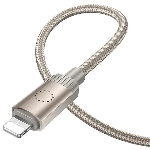 Дата кабель Hoco X117 Star Type-C to Lightning 27W (1m) Gold - фото 3