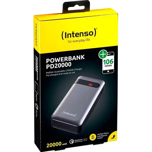 Павербанк Intenso Gray 20 000 mAh / 18 Вт (7332354) - фото 2