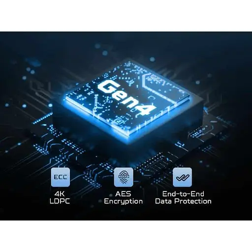 Накопитель SSD Acer Predator m.2 NVMe 4TB GM7000 Heatsink PCI Express 4.0 x4 (BL.9BWWR.124) - фото 8