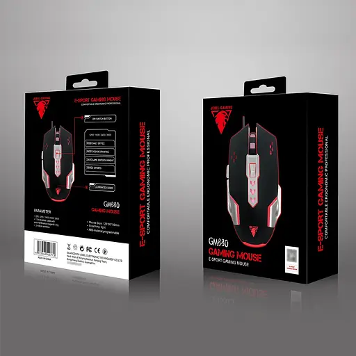 Ігрова миша Jedel GM880 чорна - фото 4